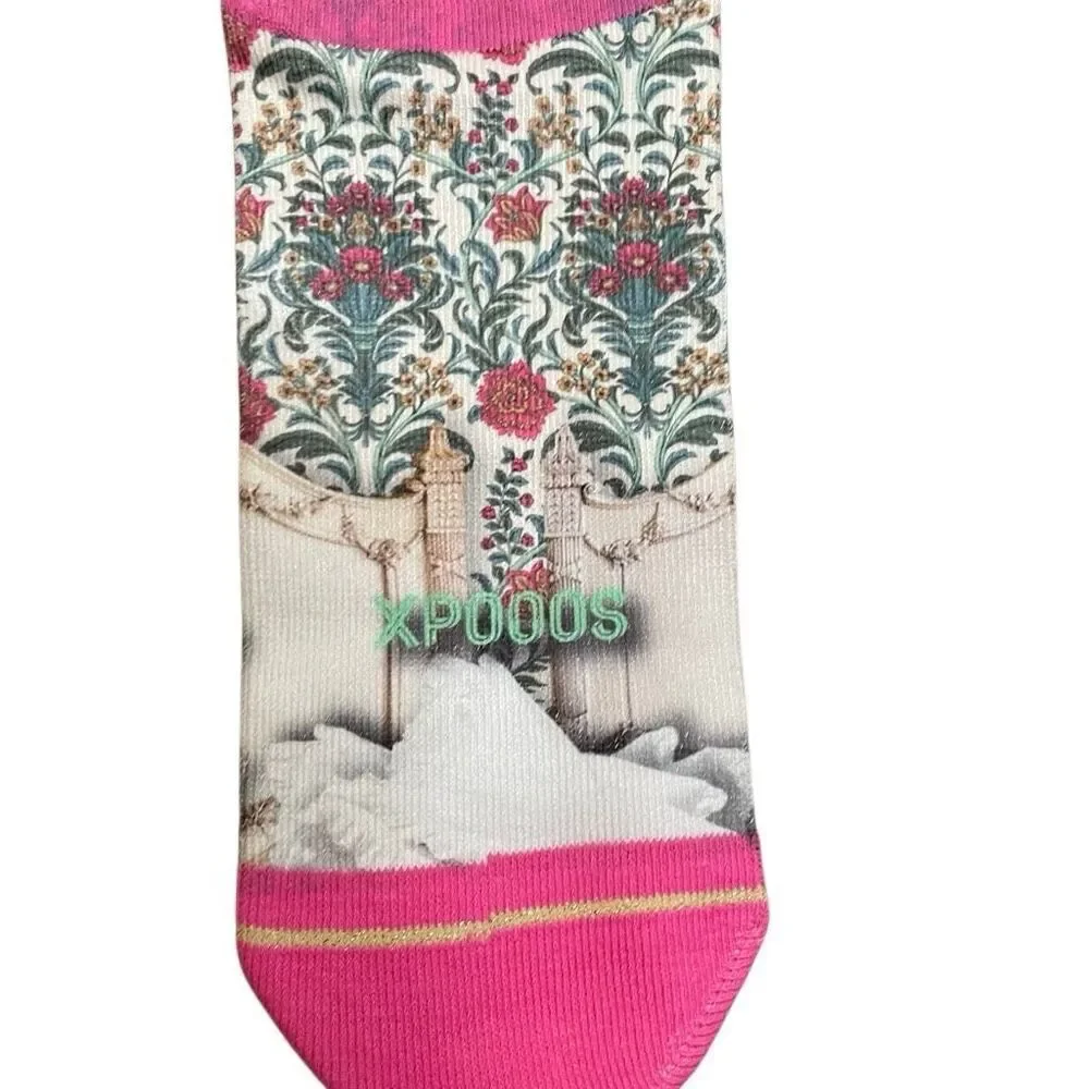 XPOOOS Short Sock OS Expressive Bougie Dogs